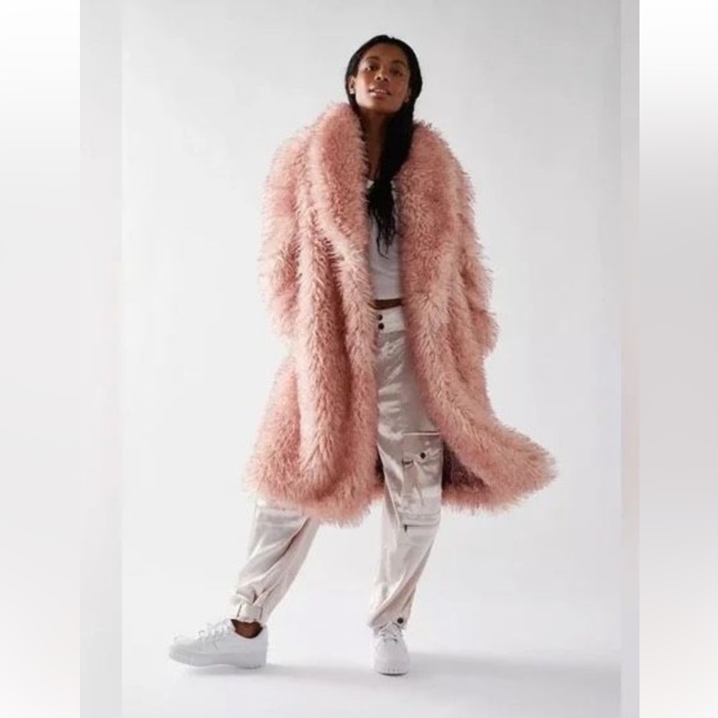 Free People Helena Shearling Coat